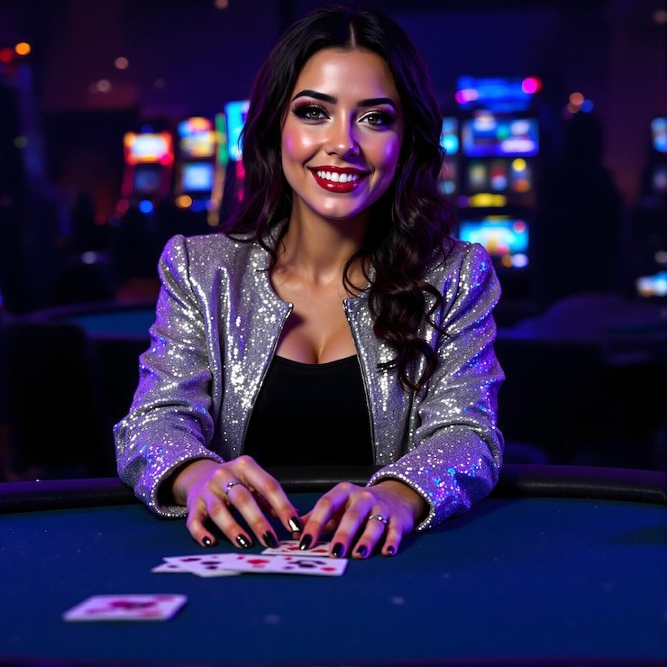 Tata letak meja French Roulette dengan istilah Prancis dan pembayaran